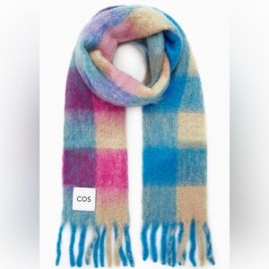 COS oversized mohair and wool Scarf